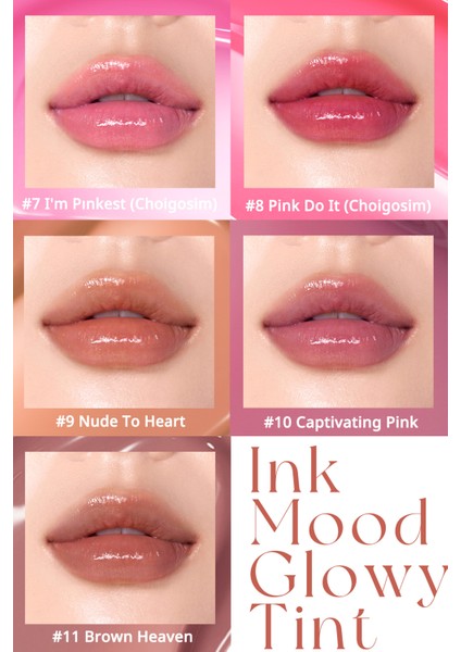 Kalıcı, Pigmentli, Parlak Bitişli Tint PERIPERA Ink Mood Glowy Tint (01 Best Beige Menu) fırsatları