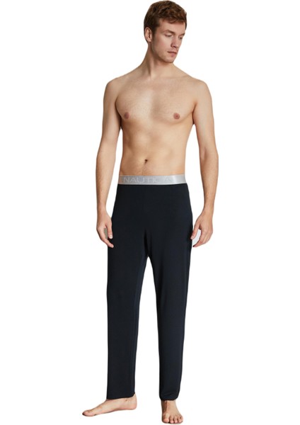 Erkek Modal Siyah Pijama Altı