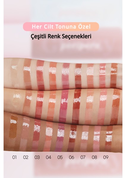 Dudaklara Dolgun, Pürüzsüz Işıltı Sunan Gloss Peripera Ink Glasting Lip Gloss (2 Edge Nude)