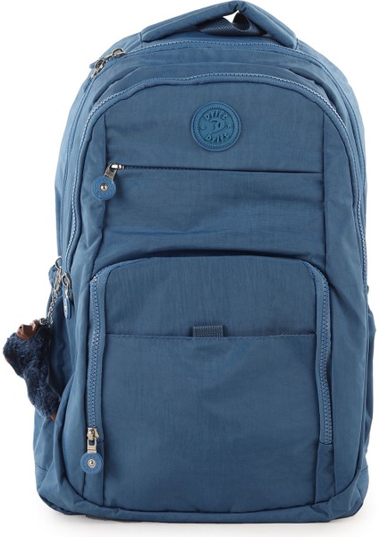 NP289 Unisex Su Geçirmez Kumaş Günlük Okul Seyahat Mavi Sırt Çantası fiyatları