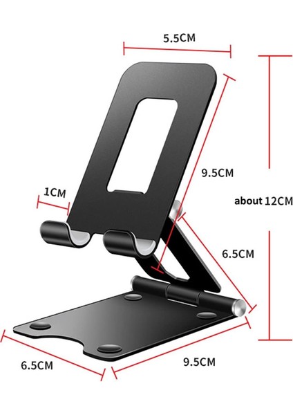 A30 Metal Katlanabilir Masaüstü Telefon Tutucu - Telefon Standı - Tablet ve Telefon Tutacağı fiyatları