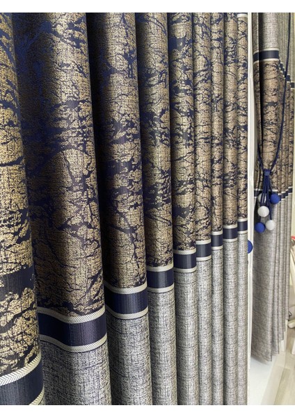 Pano Fon Perde Gri Lacivert (Tek Kanat) indirimleri