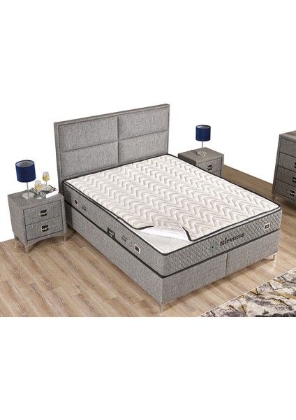 Nirvana Baza+Başlık Tek Kişilik 100X200 cm (Yatak Dahil Değildir)