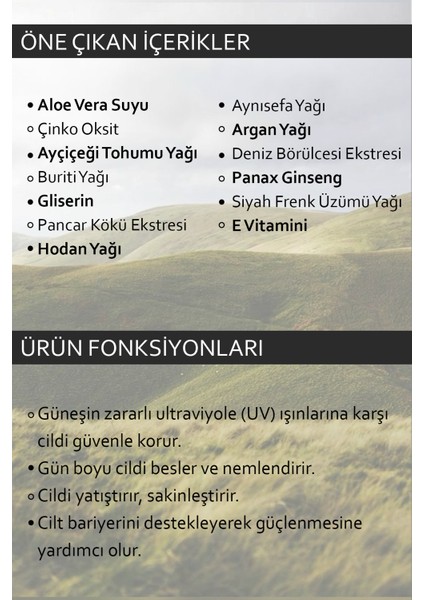 The Uniguards Güneş Kremi 50 Spf, Bebekler, Hamileler, Hassas ve Tüm Ciltler, %100 Mineral Filtreli Doğal 50 ml