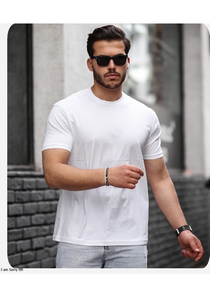 Pamuklu Sıfır Yaka T-Shırt fırsatları
