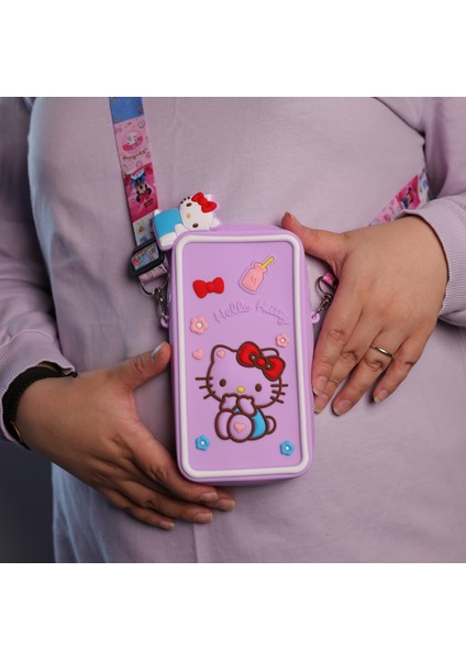 Hello Kitty Silikon ÇantaAskılı Telefonluk fiyatları