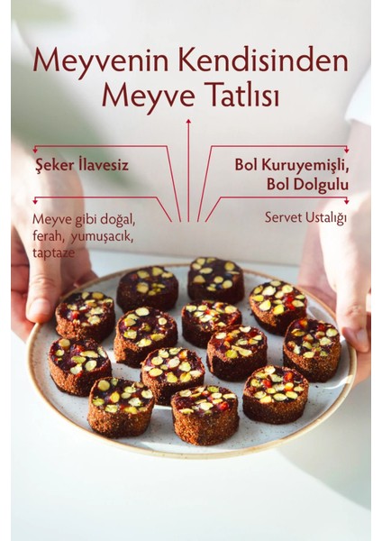 Şeker İlavesiz Çilekli Antep Fıstıklı Lokum 500 gr indirimleri