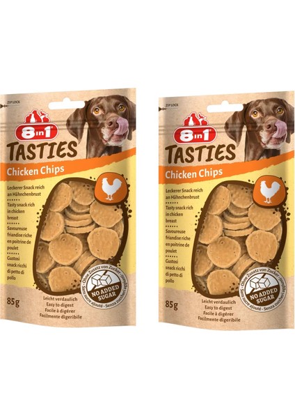 Tasties Chicken Chips Tavuklu Köpek Ödülü 85 Gr. x 2 Adet