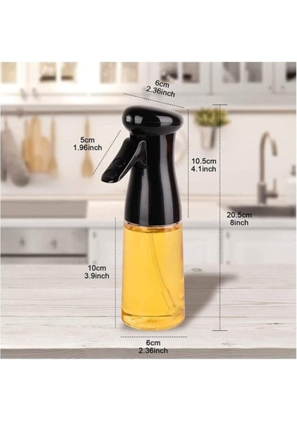 Sprey Cam Yağlık, 210 ml, Siyah, Fritöz ve Air Fryer İçin Uygun indirimleri