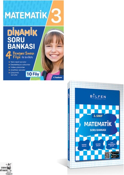 Tudem Yayınları 3. Sınıf Matematik Dinamik Soru Bankası, Bilfen 3. Sınıf Matematik Soru Bankası