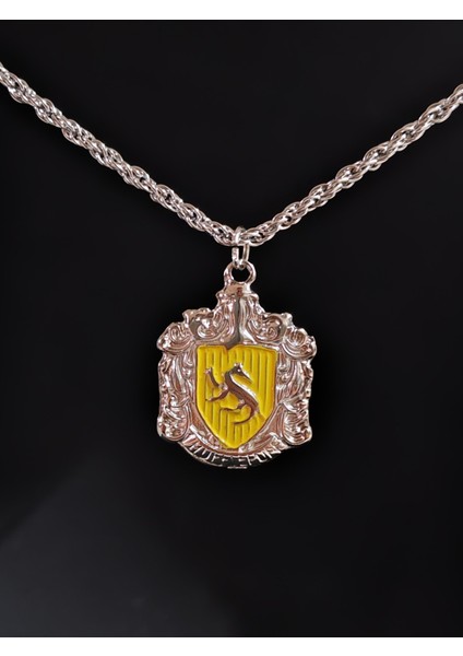 Antik Gümüş Kaplama Gryffindor Unisex Sembol Tasarım Kolye