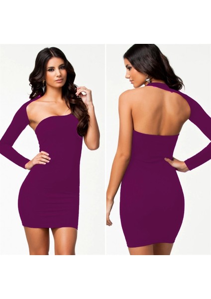 Modlive TP100833 Asimetrik Mini Elbise fırsatları