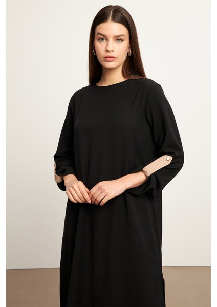 Afra Tunik Pantolon Takım - Siyah