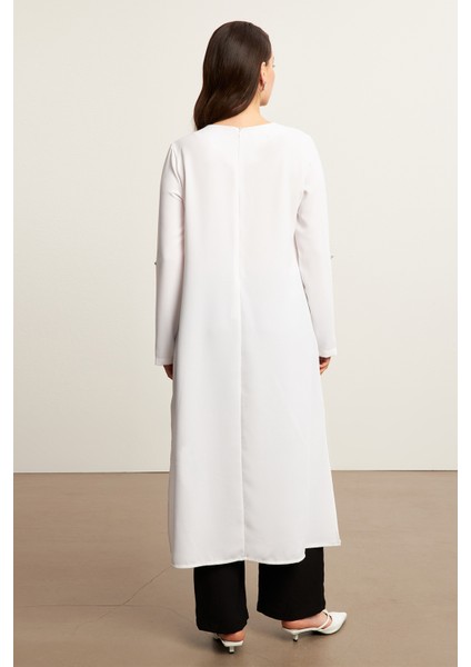 Afra Tunik Pantolon Takım - Beyaz fırsatları