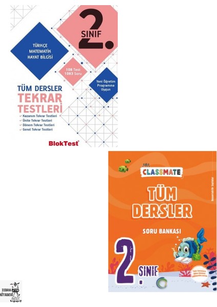 Bloktest 2. Sınıf Tüm Dersler Tekrar Testleri, Okyanus 2. Sınıf Tüm Dersler Soru Bankası Set