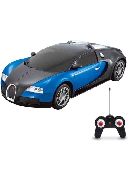 3943 Kumandalı Şarjlı Işıklı Bugatti Araba 1:24 -Sunman