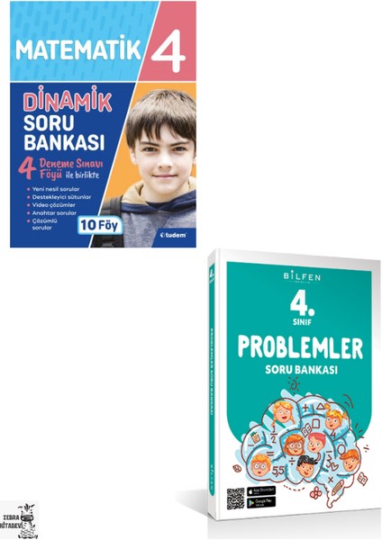 Tudem Yayınları 4. Sınıf Matematik Dinamik Soru Bankası, Bilfen 4. Sınıf Problemler Soru Bankası