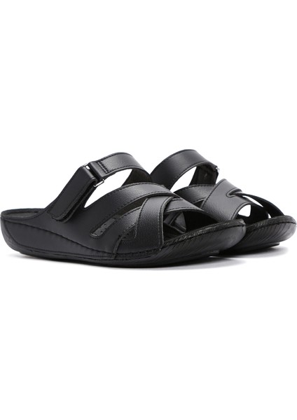 Kadın Siyah Comfort Terlik