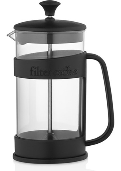 Paslanmaz Çelik Barista 400 ml French Press Siyah 350 - 599 ml Siyah