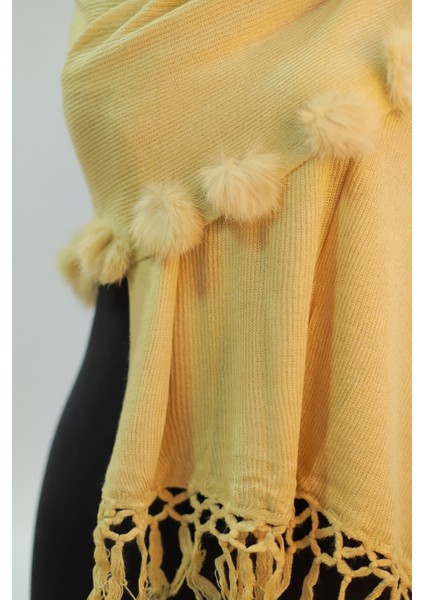 Bej Renk Ipek - Pamuk Şal