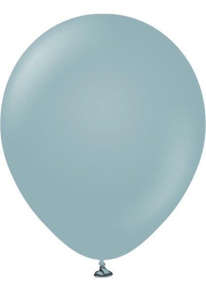 Fırtına Mavisi 10 Lu Retro Balon Set+Fırtına Mavisi Retro Balon Doğum Günü Parti Süsleme