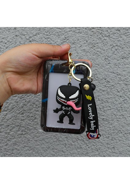 Marvel Venom Silikon Anahtarlık Kartlık 1 Adet
