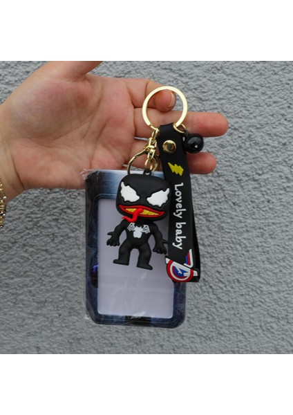 Marvel Venom Silikon Anahtarlık Kartlık 1 Adet modelleri