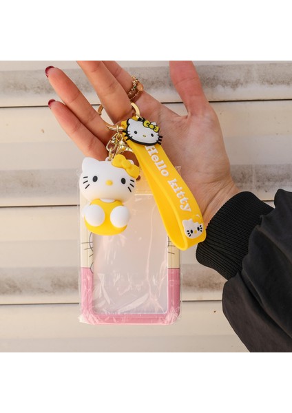 Hello Kitty Tasarımlı Kartlık Anahtarlık 1 Adet