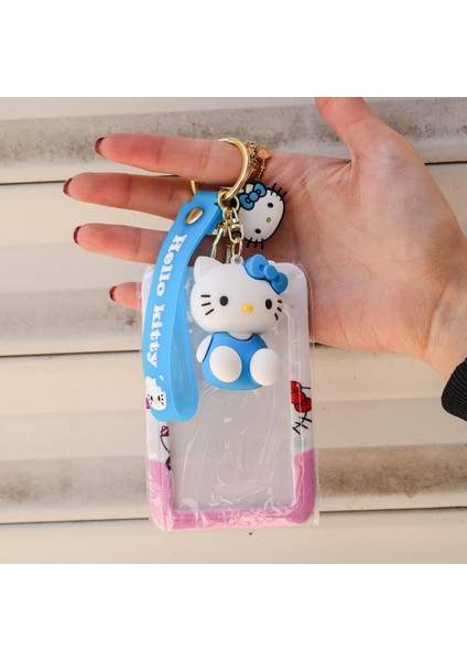 Hello Kitty Tasarımlı Kartlık Anahtarlık 1 Adet