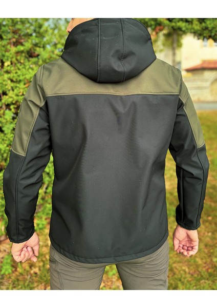 Vs Tactic Siyah Yeşil Softshell Ceket