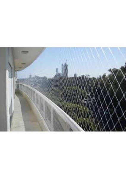 3 x 6 Metre Balkon Kuş Önleme Filesi Güvercin Önleme Ağı Balkon Kapatma Ağı