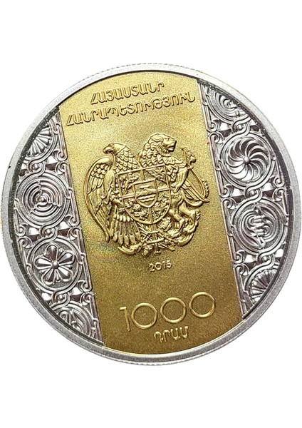 Armenıa 2013 Altın Kaplama Gümüş 33.48 Gr. Sertfikasız