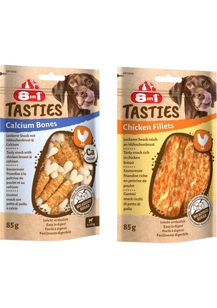 Tasties 2 Çeşit Karma Köpek Ödülü 85 gr x 2 Adet