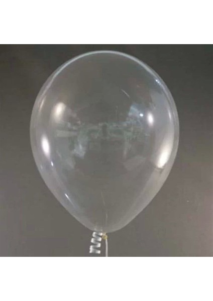 Şeffaf 10 Adet lateks Helyum Uyumlu Balon+Şeffaf balon Doğum Günü Parti Süsleme Helyum Uyumlu