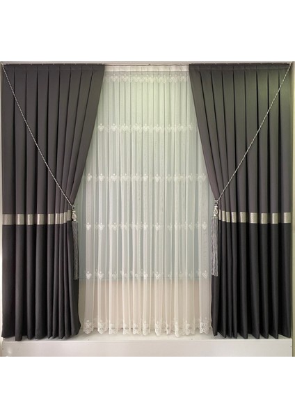 Pano Fon Perde Antrasit Gri (Tek Kanat) fiyatları