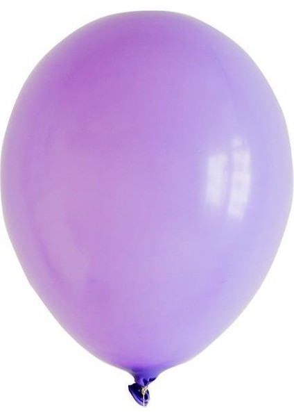Lila 10 Adet Lateks Helyum Uyumlu Balon+Lila Balon Doğum Günü Parti Süsleme Helyum Uyumlu