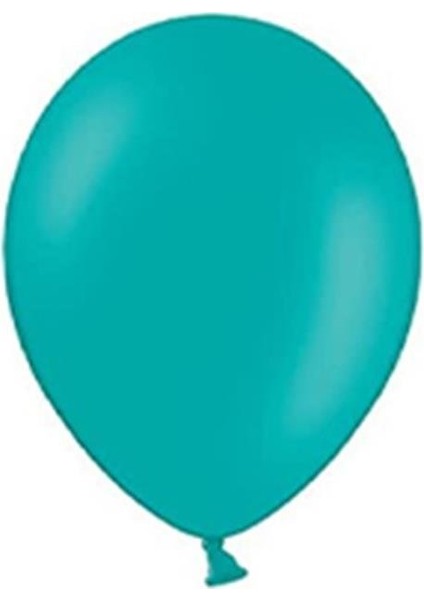 Turkuaz 10 Adet lateks Helyum Uyumlu Balon+Turkuaz balon Doğum Günü Parti Süsleme Helyum Uyumlu