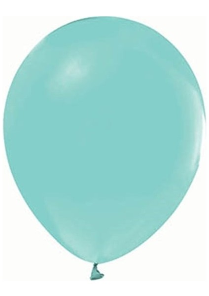 Su Yeşili 10 Adet lateks Helyum Uyumlu Balon+Su Yeşili balon Doğum Günü Parti Süsleme Helyum Uyumlu
