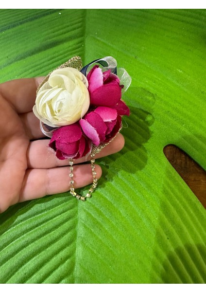 6x4 cm Renkli Çiçekli Iğneli Broş Yaka Iğnesi fiyatları