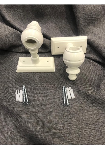 Rustik Ayak Başlık Perde Askı Ayağı Rustik Başlığı Ahşap Model Meşe Ceviz Beyaz Siyah Krem Antrasit modelleri