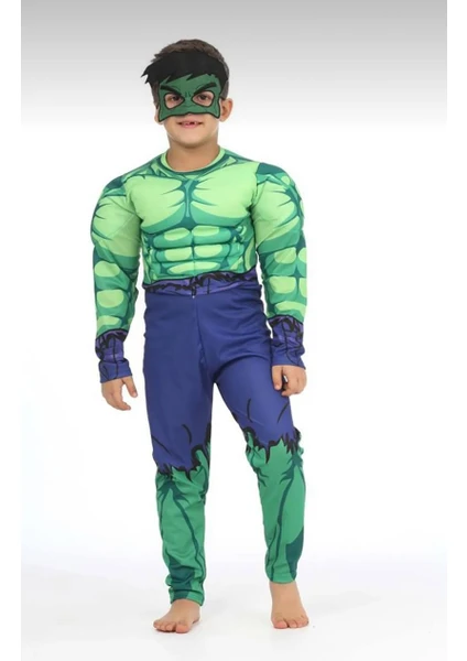 Neat Kids Avengers Hulk Kaslı Parti Doğum Günü Özel Gün Maskeli Kostüm