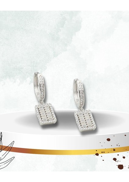 Sallantılı Baget Işıltı Hagi Kadın Gümüş Küpe fiyatları