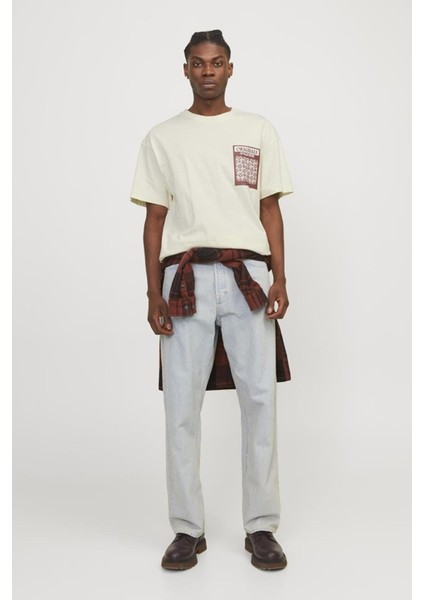 Jormykonos Geo Front Tee Ss C.N Ln12256328 Krem indirimleri