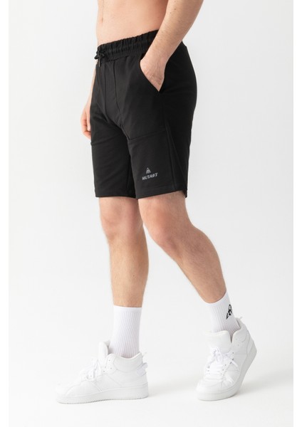 Essential Regular Fit Şort Siyah modelleri
