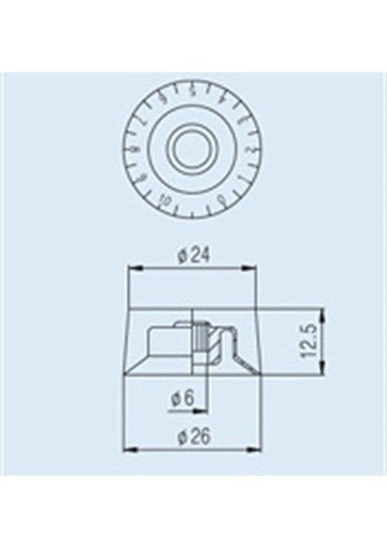 Me-Tools 4KB1J2G Altın Renk Knob