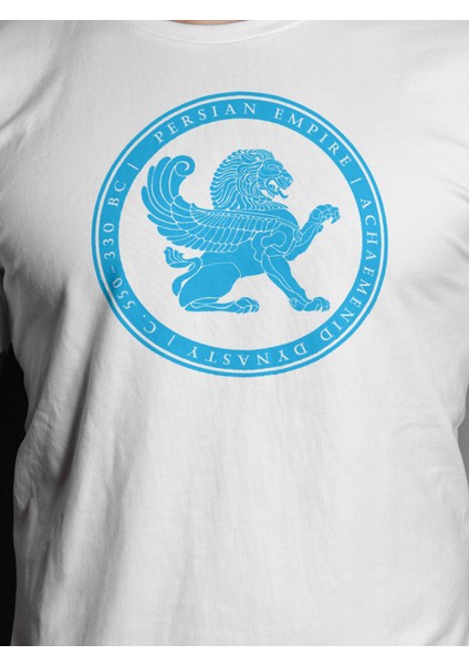 Unisex Tişört, Tarih Ve Antik Sevenler Için, Achaemenid Seri : “Griffon“ (Griffin, The Lion With Wings) fiyatları