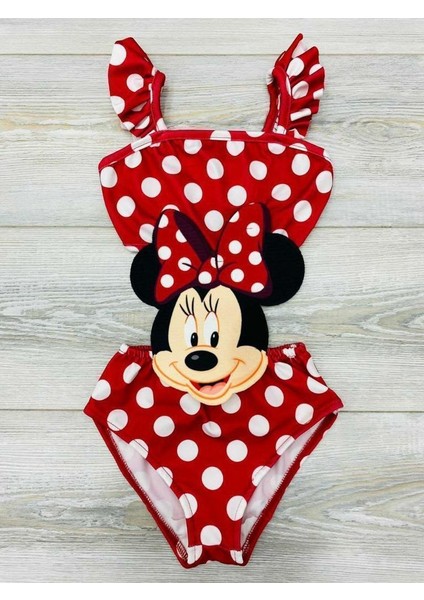 Kız Çocuk Minnie Mouse Mayokini