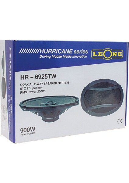 HR-6925TW Kapaklı 6x9 Oval Hoparlör Çifti