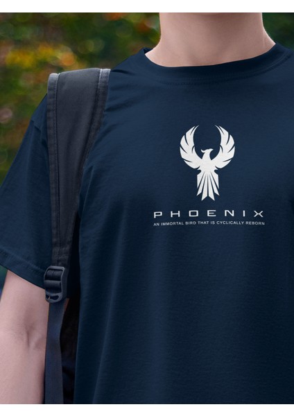 Unisex Tişört, Tarih Ve Antik Sevenler Için, Achaemenid Seri : “Feniks Kuşu” (Phoenix Bird - Simorgh) fiyatları