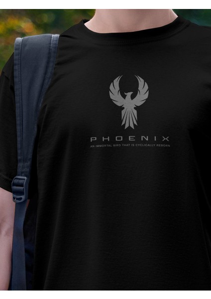 Unisex Tişört, Tarih Ve Antik Sevenler Için, Achaemenid Seri : “Feniks Kuşu” (Phoenix Bird - Simorgh) fiyatları
